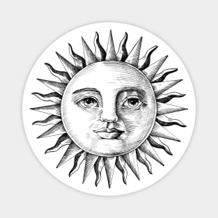 Sun Face Magnet